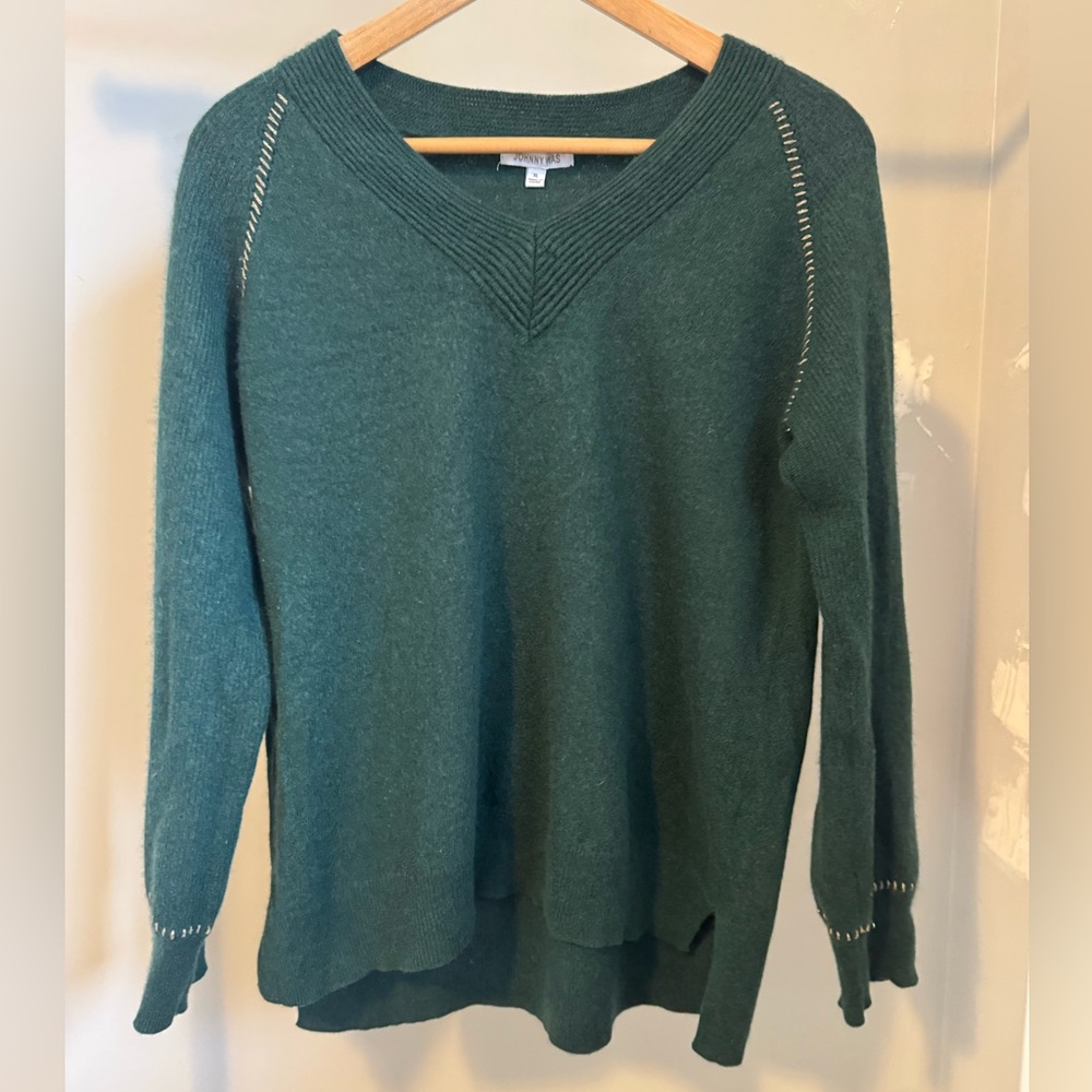 Vintage Johnny Was V-Neck 100% Cashmere Sweater - See Description